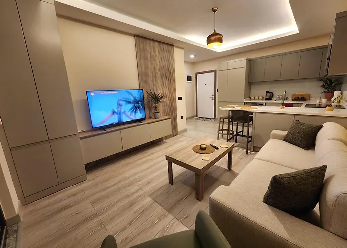 Toros Bulvar Cozy Fancy Sea View Next To The Mall And Near To The Beach, In The Mid Of Alanya Mahmutlar! 아파트