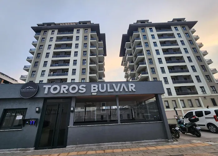 아파트 Toros Bulvar Cozy Fancy Sea View Next To The Mall And Near To The Beach, In The Mid Of Alanya Mahmutlar! 마흐무틀라르