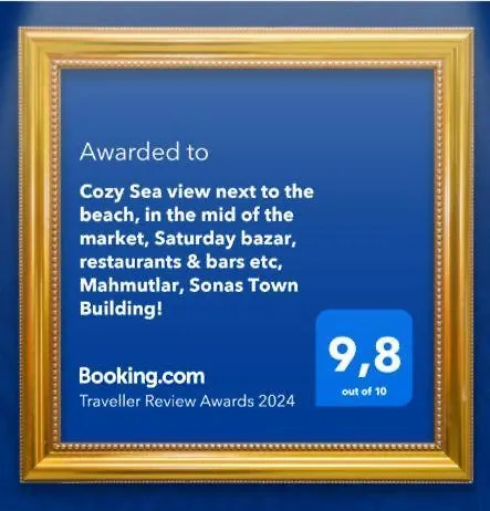 Daire Toros Bulvar Cozy Fancy Sea View Next To The Mall And Near To The Beach, In The Mid Of Alanya Mahmutlar!